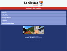 Tablet Screenshot of mairie-la-giettaz.fr